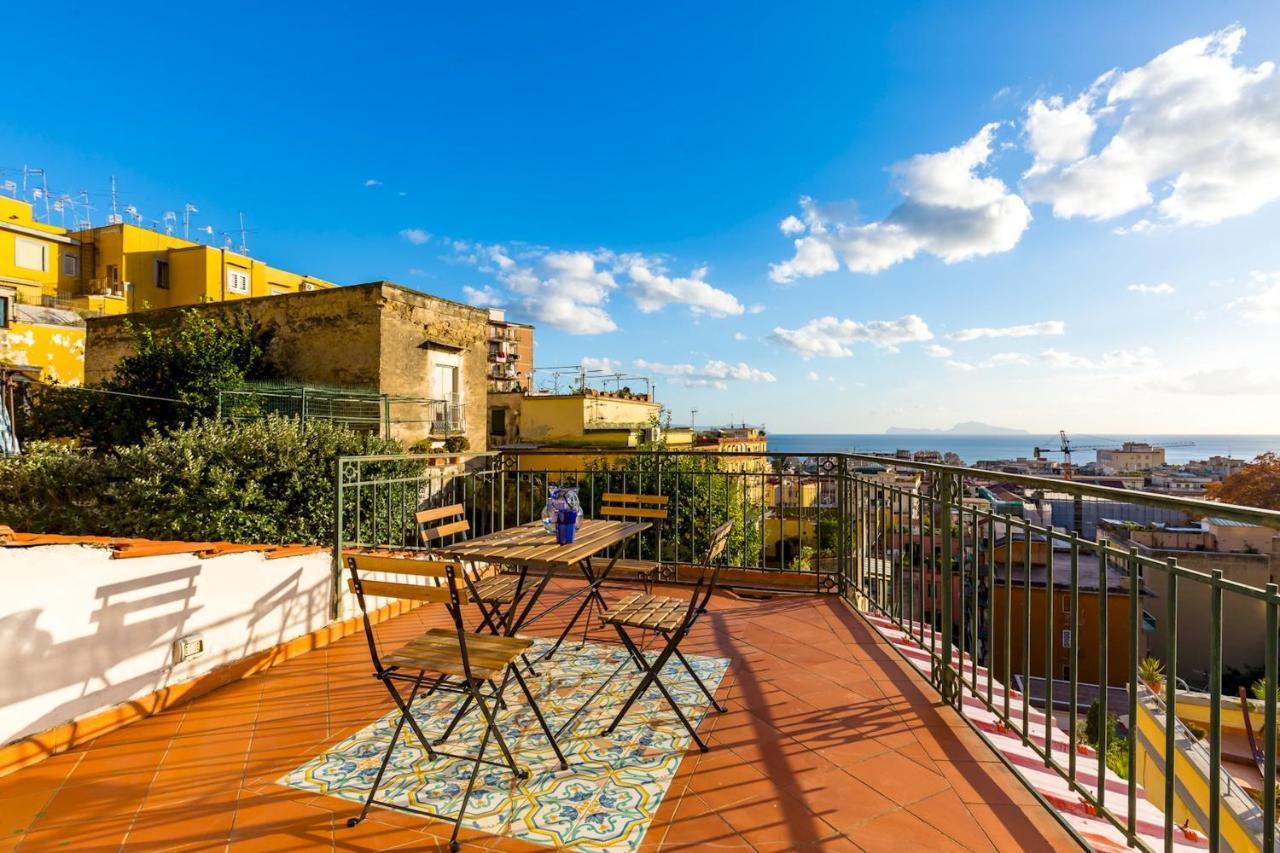 Villa Paola - Hidden Panoramic Garden And Terraces By Napoliapartments Экстерьер фото