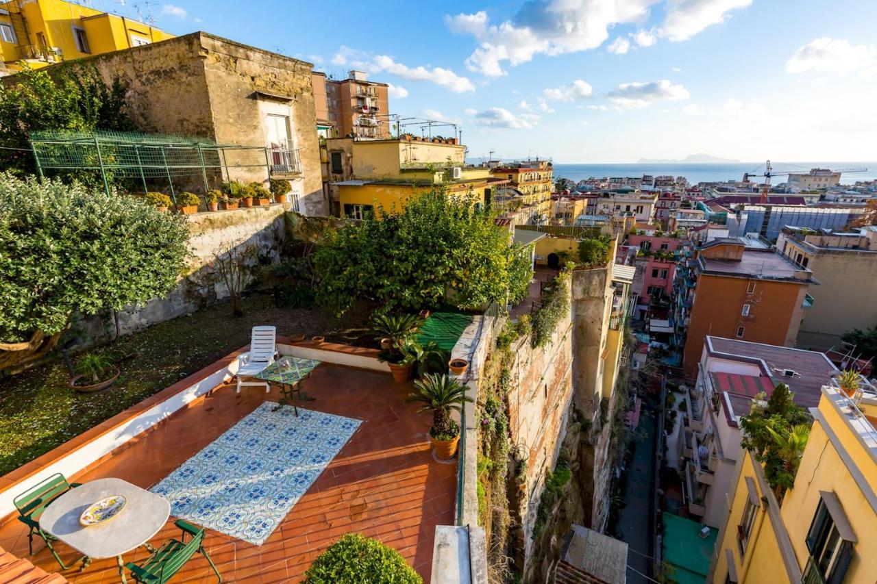 Villa Paola - Hidden Panoramic Garden And Terraces By Napoliapartments Экстерьер фото